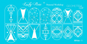 Tatuaj Lucky Rose White 1