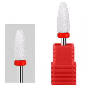 Capat freza ceramic Flame Torch Red