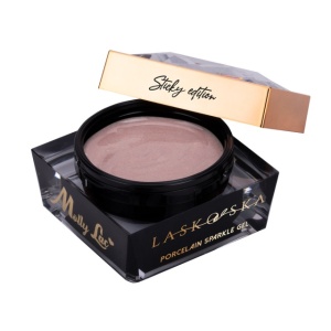Gel Molly Lac Porcelain Sparkle Dirty Pink 50g