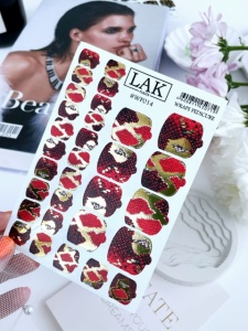 Nail Wraps Pedicure LAK WP014