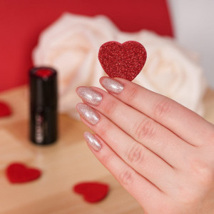 Semilac 349 Delicate Vanilla Glitter 7ml