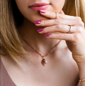 Oja Semipermanenta Semilac 377 Shimmer Stone Ruby HEMA FREE 7ml