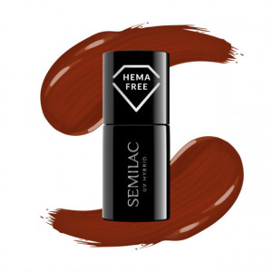 Oja Semipermanenta Semilac 418 Red Hot Beach HEMA FREE 7ml