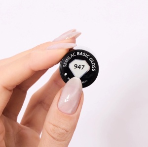 Oja Semipermanenta Semilac 947 Basic Gloss 7ml