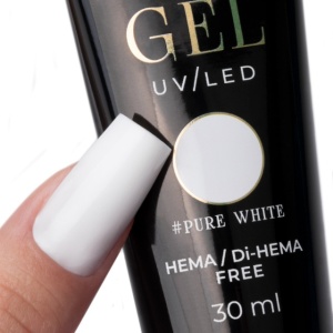 Polygel Molly Nails Pure White 30ml Hema Free