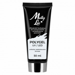 Polygel MollyLac Natural 50ml (alb laptos)