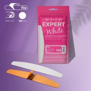 Set 50 rezerve adezive Thin pentru pila semiluna Staleks Expert #150