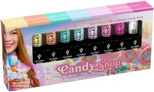Set 7x Oja semipermanenta Candy Shop Victoria Vynn + Top IT Gratis