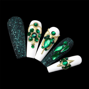 Set cristale cu aplicator Art Green