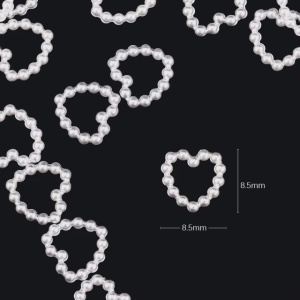 Set inimi 3D Rainbow Beads