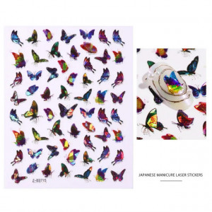 Sticker Holo Butterfly D3715