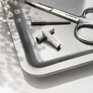 Tava metalica pentru instrumentar Matte Silver