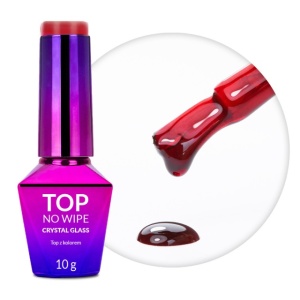 Top No Wipe Crystal Glass Red 10g HEMA Di-HEMA Free