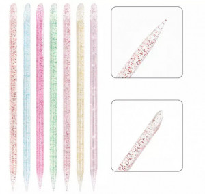 Bat pentru cuticule Clear Gold