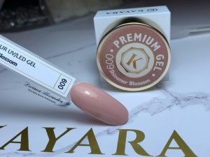 Gel color premium UV/LED Kayara 009 Shimmer Blossom 15g