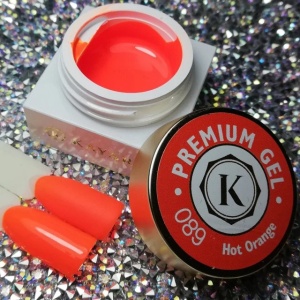 Gel color premium UV/LED Kayara 089 Hot Orange 15g