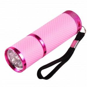 Mini lampa uv/led Pink 3W