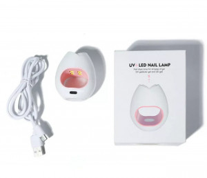 Mini lampa uv/led Press On Rose 3W