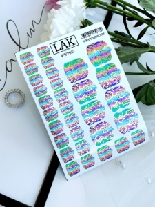 Nail Wraps Pedicure LAK WP022