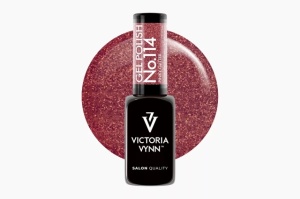 Oja Semipermanenta Gel Polish 114 Pinky Glitter