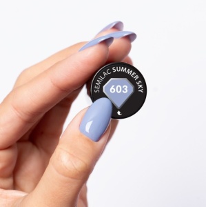 Oja Semipermanenta Semilac 603 Summer Sky 7ml
