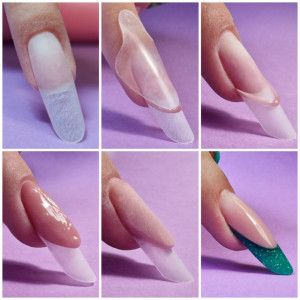 Sabloane pentru tipsuri reutilizabile French ST012-1