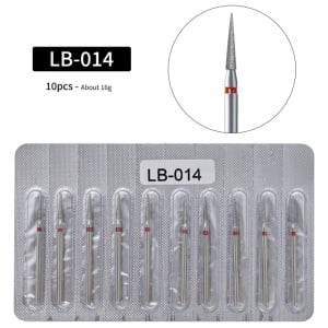 Set 10 bituri Point Red Blister