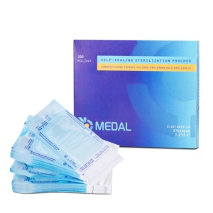 Set 200 pungi pentru sterilizare 57x100mm