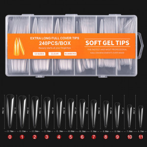 Set 240 tipsuri Soft Gel XXL Point