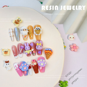 Set decor pentru unghii Strawberry 3D #4
