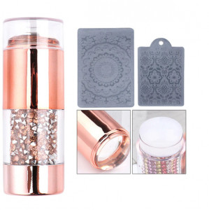Set stampila Double Crystal Rose Gold