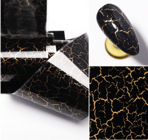 Folie de transfer Black Crack