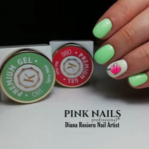 Gel color premium UV/LED Kayara 081 Spicy Mint 15g