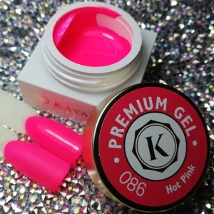 Gel color premium UV/LED Kayara 086 Hot Pink 15g