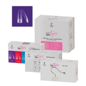 Kit manichiura Soft Gel Tips Victoria Vynn Long Coffin