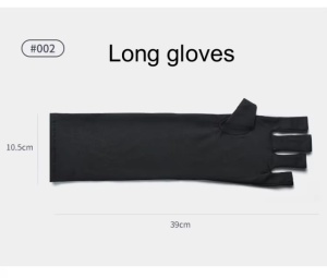 Manusi negre lungi protectie UV