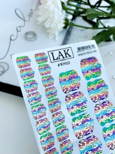 Nail Wraps Pedicure LAK WP022
