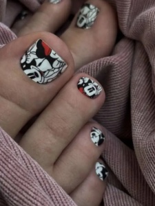 Nail Wraps Pedicure LAK WP079