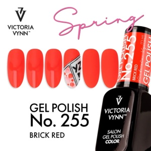 Oja Semipermanenta Gel Polish 255 Brick Red