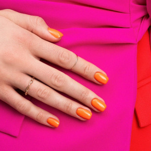 Oja Semipermanenta Semilac 433 Supporting Orange HEMA FREE 7ml