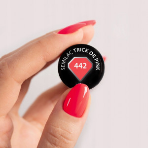 Oja Semipermanenta Semilac 442 Trick or Pink 7ml Hema Free