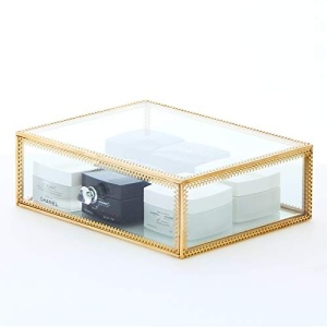 Organizator sertar Glass Luxury Gold