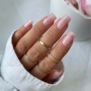 Semilac Top Coat No Wipe Flower Flakes T22 7ml
