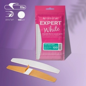 Set 30 rezerve pentru pila semiluna Staleks Pro Expert Soft Foam #100