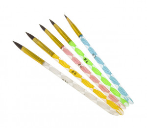 Set 5 pensule pentru unghii Colours