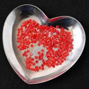 Set floricele decor Caviar Red Silver