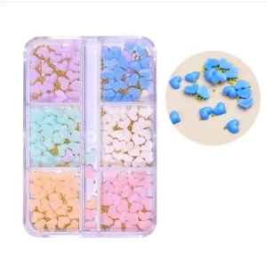 Set inimi 3D Pastels