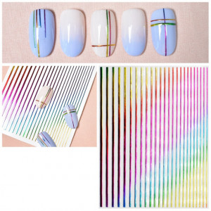 Sticker flexibil Rainbow Lines