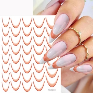 Sticker French Ombre Orange #231