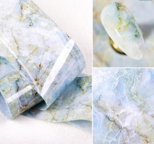 Folie de transfer Mint Marble